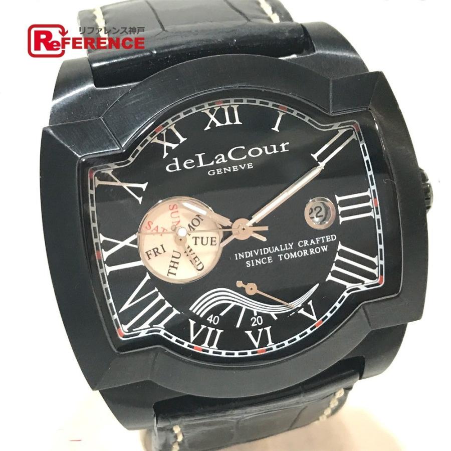 【限定品】 deLaCour ドゥラクール 世界限定500本 ウィークエンド サクラ 3針＋カレンダー
