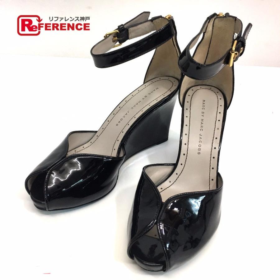 MARC BY MARC JACOBS マークバイマークジェイコブス ウエッジソール ハイヒール アンクルストラップ | 