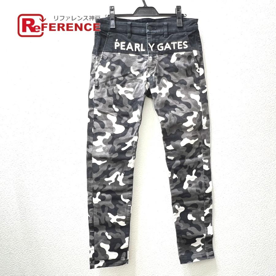 サイズ：3 PEARLY GATES パーリーゲイツ  パンツ カモフラ グレー系 [240101442408] ゴルフウェア メンズ ストスト サイズ：3 PEARLY GATES パーリーゲイツ パンツ カモフラ グレー