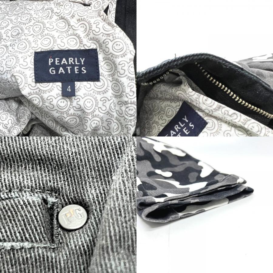 サイズ：3 PEARLY GATES パーリーゲイツ  パンツ カモフラ グレー系 [240101442408] ゴルフウェア メンズ ストスト サイズ：3 PEARLY GATES パーリーゲイツ パンツ カモフラ グレー
