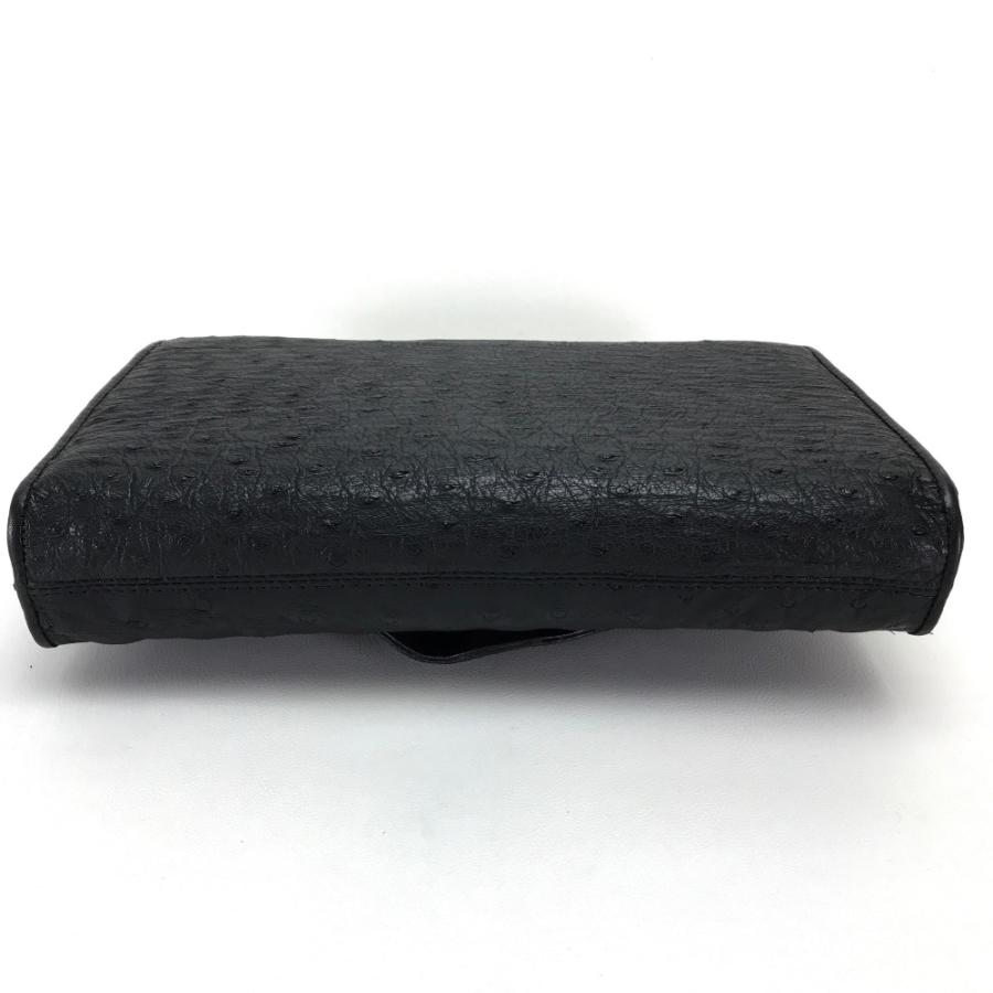 no brand ノーブランド クラッチバッグ チェーンショルダーバッグ 肩掛け 2wayバッグ オーストリッチ レディース |  | 02