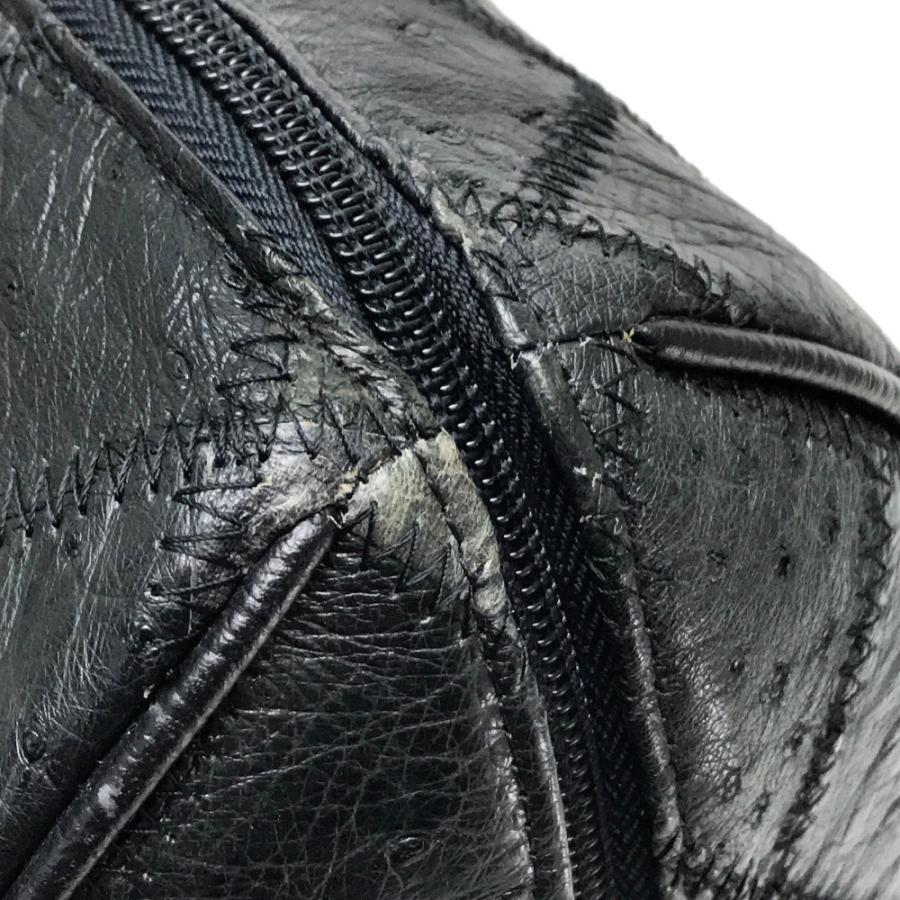 no brand ノーブランド ハンドバッグ ショルダーバッグ パッチワーク メンズ ボストンバッグ オーストリッチ |  | 05