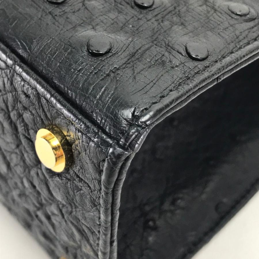 nobrand ノーブランド 2wayバッグ ハンドバッグ ショルダーバッグ トートバッグ オーストリッチ レディース |  | 03