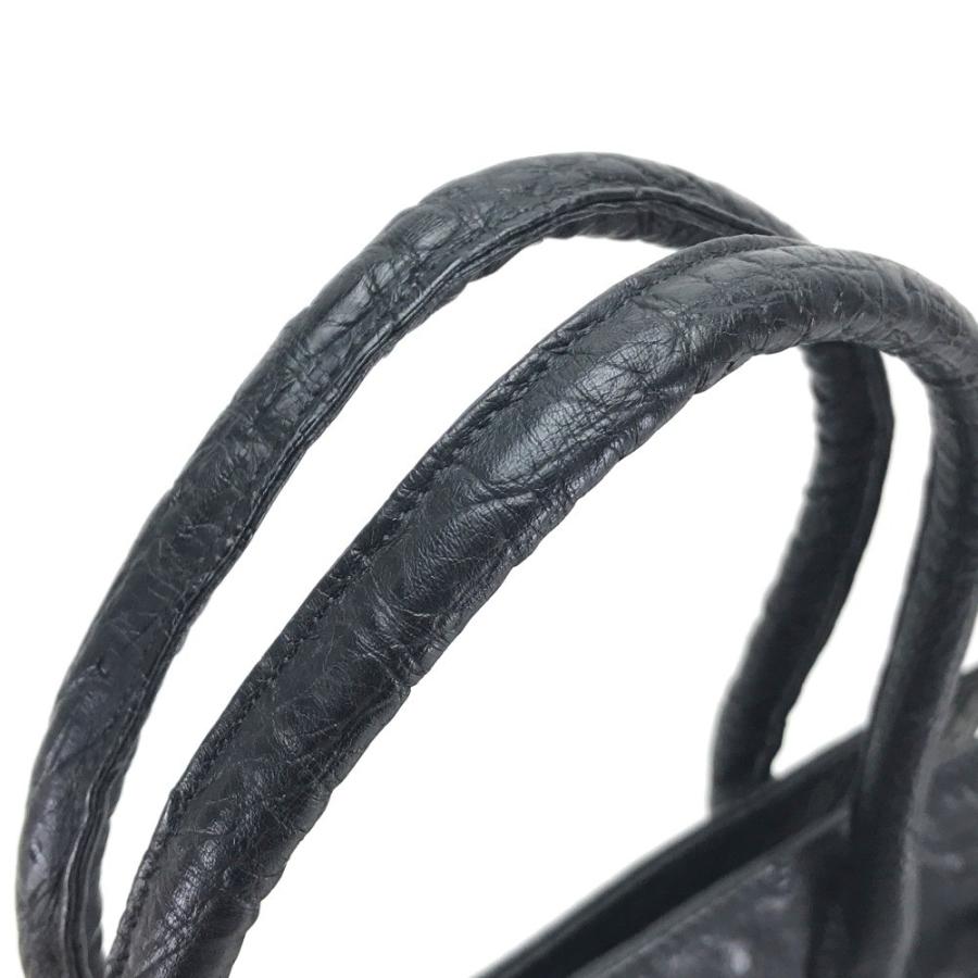 nobrand ノーブランド 2wayバッグ ハンドバッグ ショルダーバッグ トートバッグ オーストリッチ レディース |  | 07