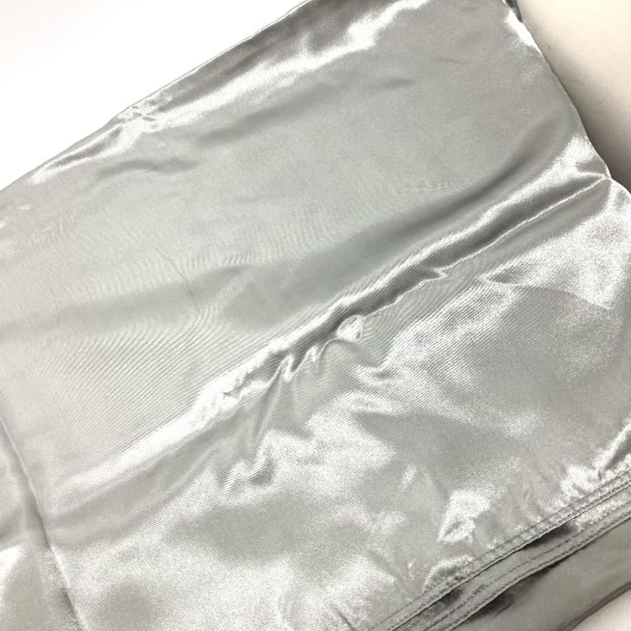 未使用 no brand ノーブランド ダブルベット カバー 一式セット ボックスシーツ 枕カバー ピローケース シルバー ユニセックス【中古】 |  | 03