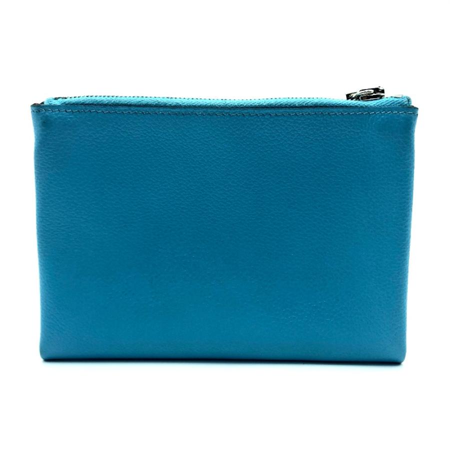 HERMES エルメス フラット アトゥー PM 化粧ポーチ ポーチ レザー D刻  