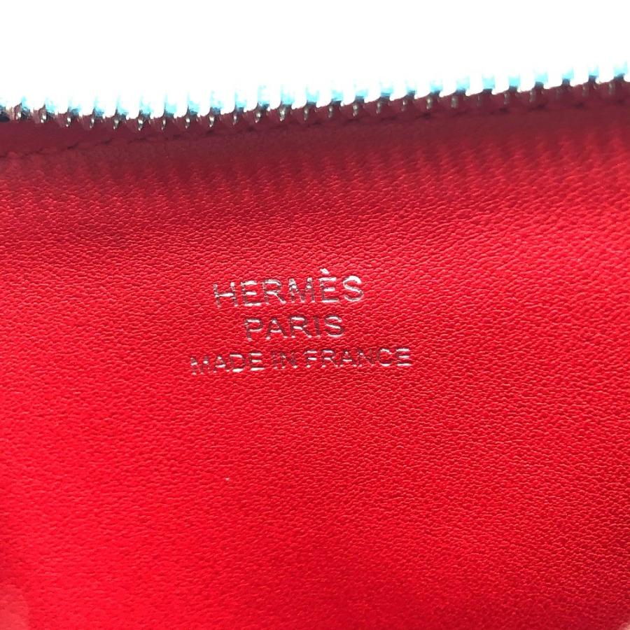 ブルーノール 推定 化粧ポーチ アクセサリーポーチ Hermes エルメス Pm コレクション ポーチ 中古 ファッション 化粧ポーチ 036 175 1 リファレンス ブルー レディース