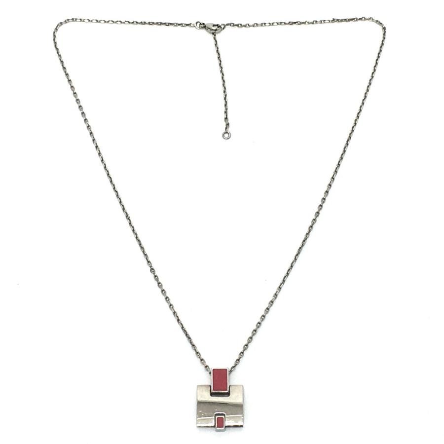 HERMES エルメス Hモチーフ アイリーン ペンダント ネックレス