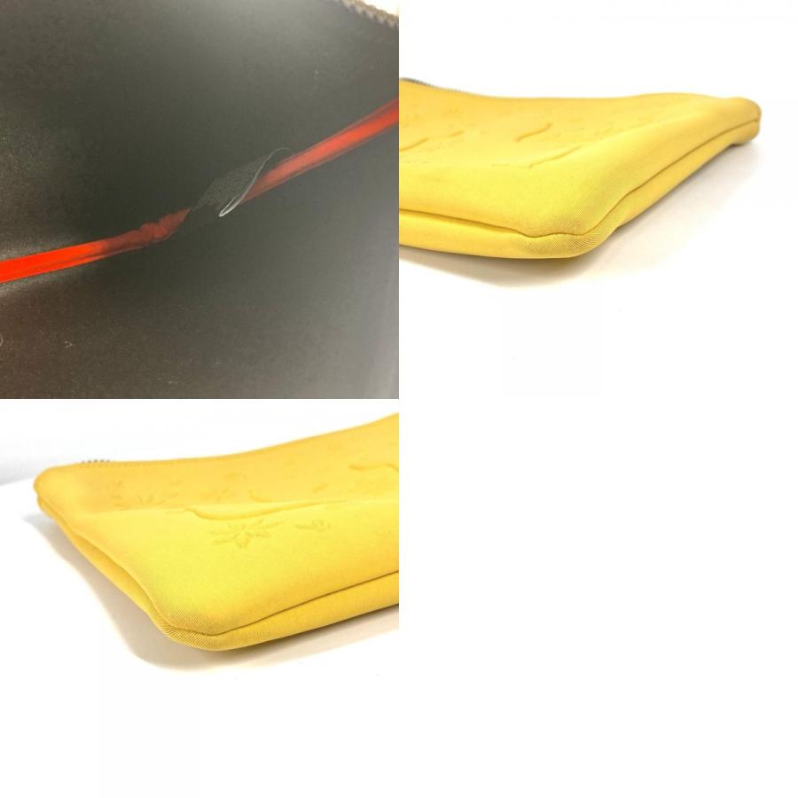 HERMES エルメス ネオバンMM レオパード 豹柄 ヒョウ クラッチバッグ マルチポーチ メイクポーチ ポーチ イエロー ユニセックス【中古】 | HERMES | 09