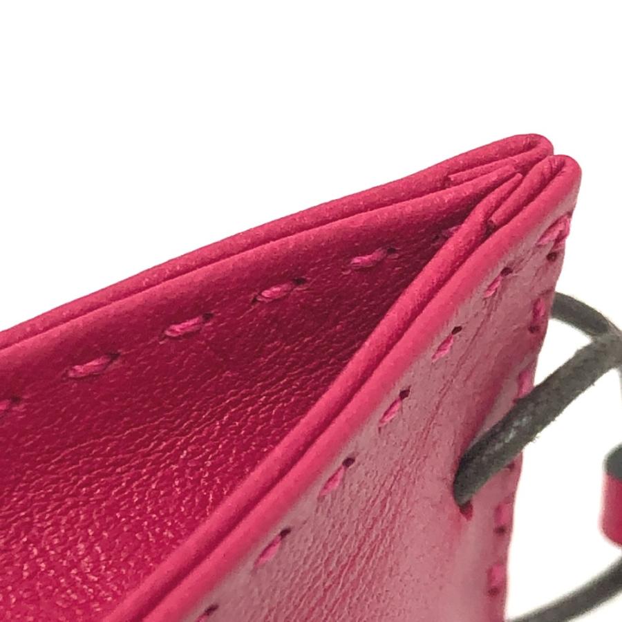 新品同様 HERMES エルメス サックオランジュ カバン バッグアクセサリー バッグチャーム ローズメキシコ パープル レディース【中古】 | HERMES | 04