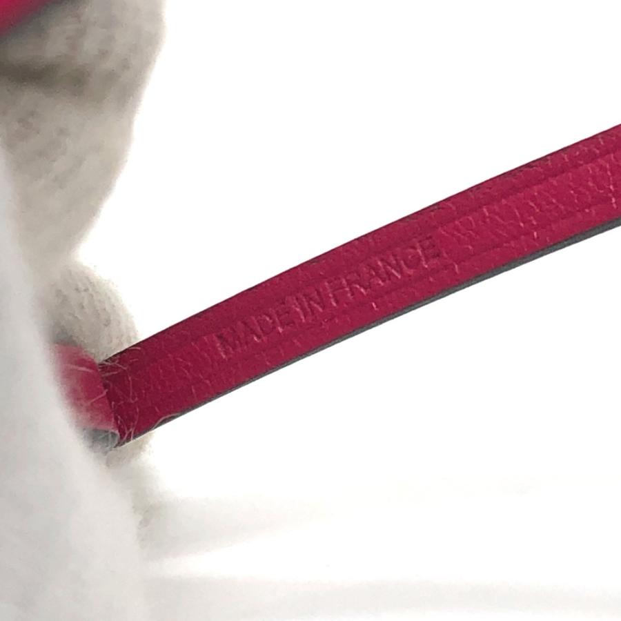 新品同様 HERMES エルメス サックオランジュ カバン バッグアクセサリー バッグチャーム ローズメキシコ パープル レディース【中古】 | HERMES | 06