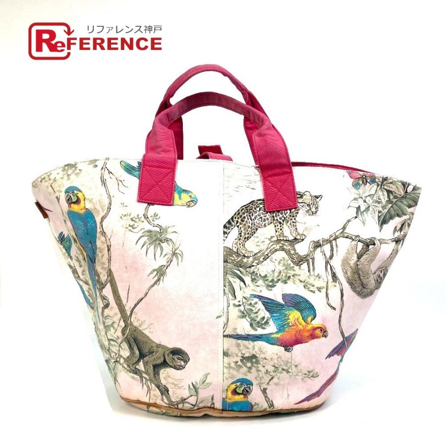 HERMES エルメス ショルダーバッグ パニエドプラージュPM アニマル柄