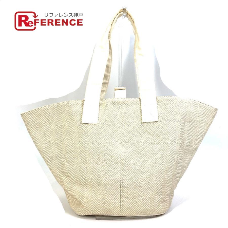 HERMES パニエドプラージュ キャンバス トートバッグポーチ付