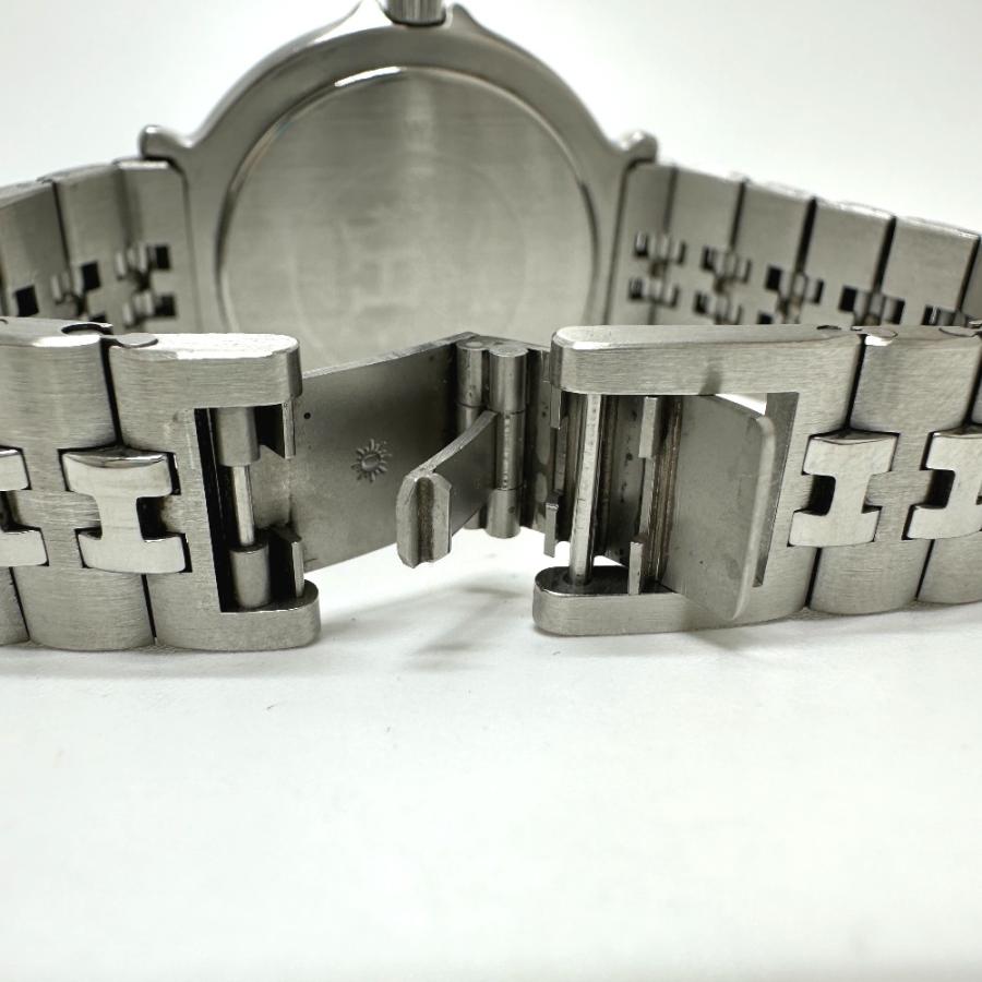 HERMES エルメス キャプテンニモ クオーツ デイト  腕時計 シルバー メンズ【中古】 | HERMES | 05