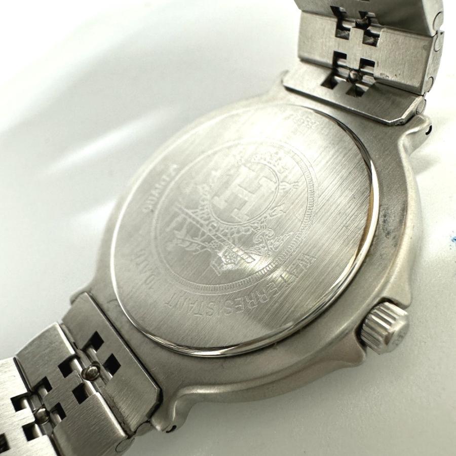 HERMES エルメス キャプテンニモ クオーツ デイト  腕時計 シルバー メンズ【中古】 | HERMES | 07