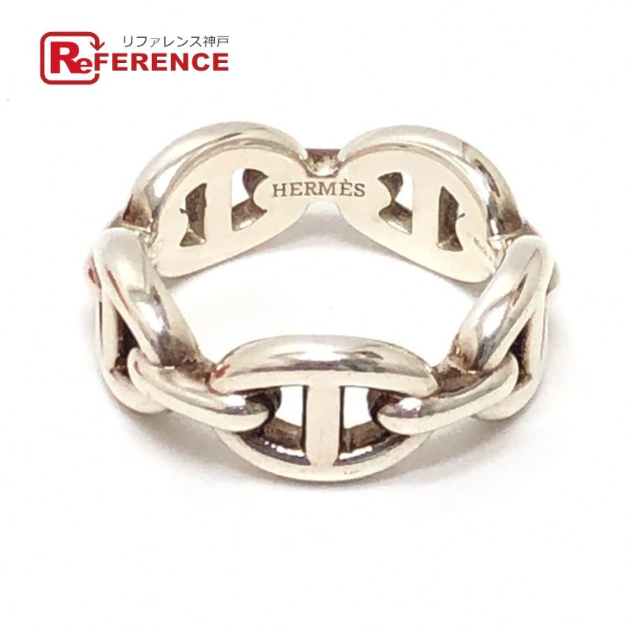 HERMES エルメス シェーヌダンクル アクセサリー ジュエリー リング・指輪 シルバー レディース【中古】 | HERMES