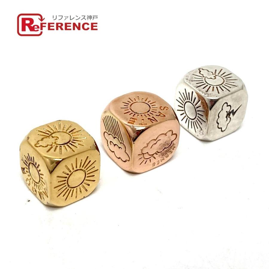 HERMES エルメス ダイス フォルチュナ ダイス ３カラー ホロスコープ セット 占いダイス サイコロ メタル マルチカラー