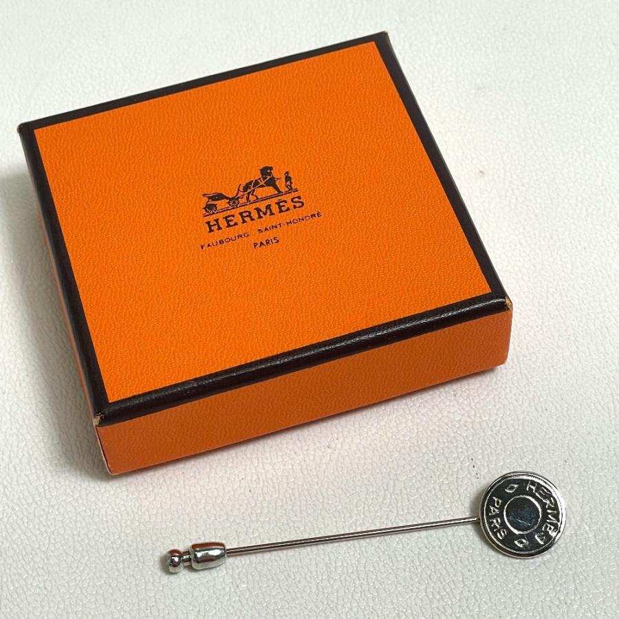 HERMES エルメス セリエ ハットピン ピンバッジ メタル シルバー ユニセックス【中古】 | HERMES | 06
