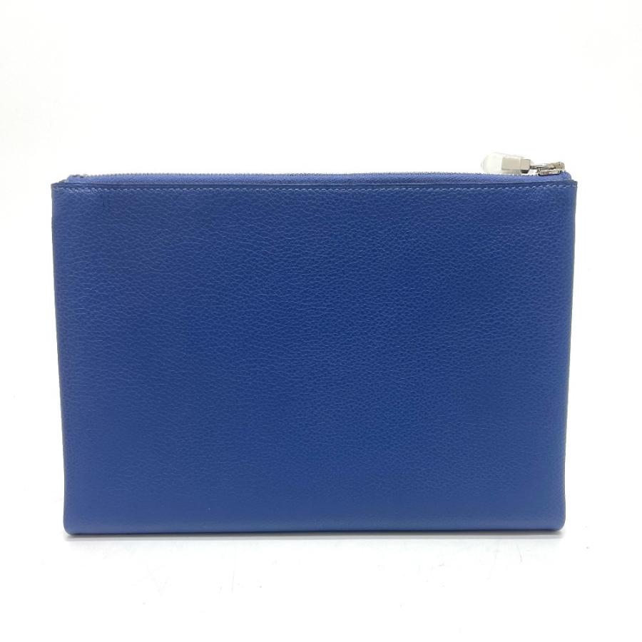 エルメス アトゥー GM 美品 HERMES（エルメス） アトゥーGM ポーチ ヴォースイフト A刻 ブルー系