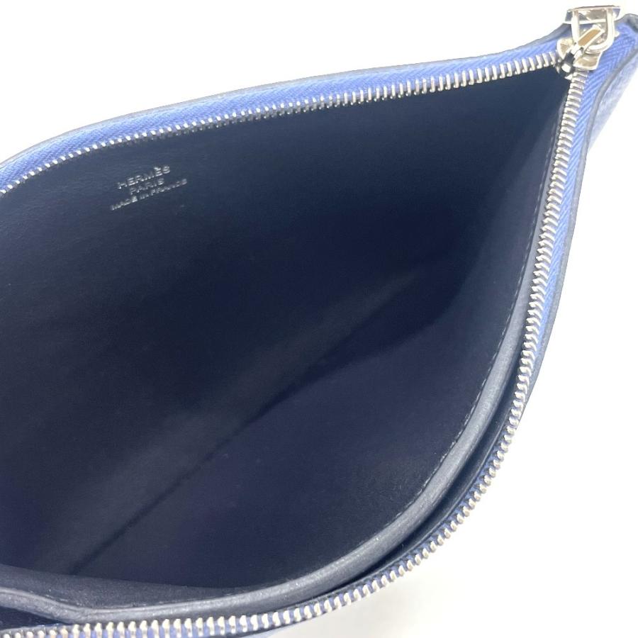 HERMES（エルメス） アトゥーGM ポーチ ヴォースイフト A刻 ブルー系