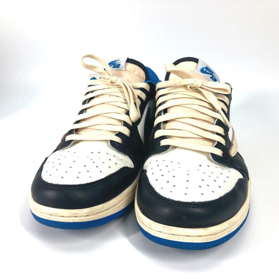 NIKE ナイキ DM7866-140 Travis Scott × Fragment × Nike Air Jordan 1 Low OG SP スニーカー Military Blue ブルー メンズ【中古】｜reference｜05