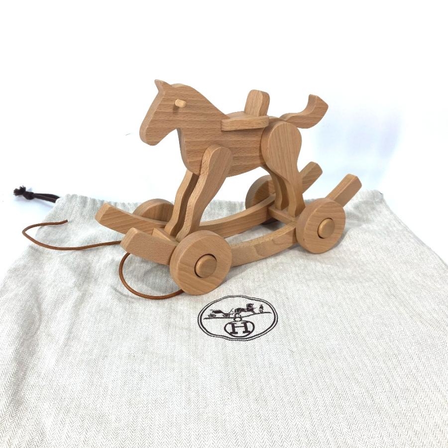 未使用 HERMES エルメス シュバル ア ルーレット スピリット 木馬 