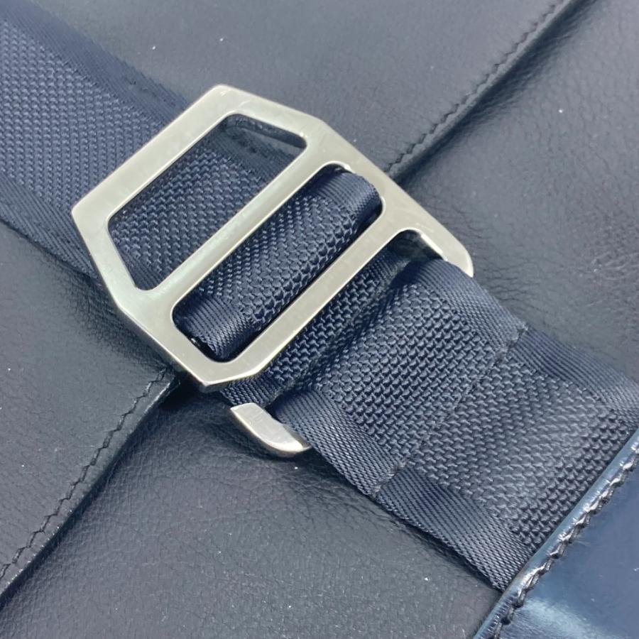 エルメス HERMES シティスライド ポーチ カバン クラッチバッグ Ｄ刻 ネイビー 美品 HERMES（エルメス） シティスライド ポーチ カバン クラッチバッグ