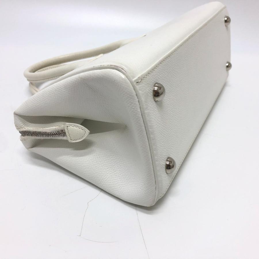 HERMES（エルメス） パリボンベイ27 ハンドバッグ ホワイト レディース 