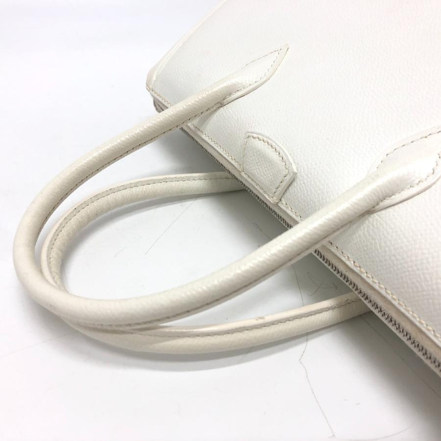 HERMES（エルメス） パリボンベイ27 ハンドバッグ ホワイト レディース 