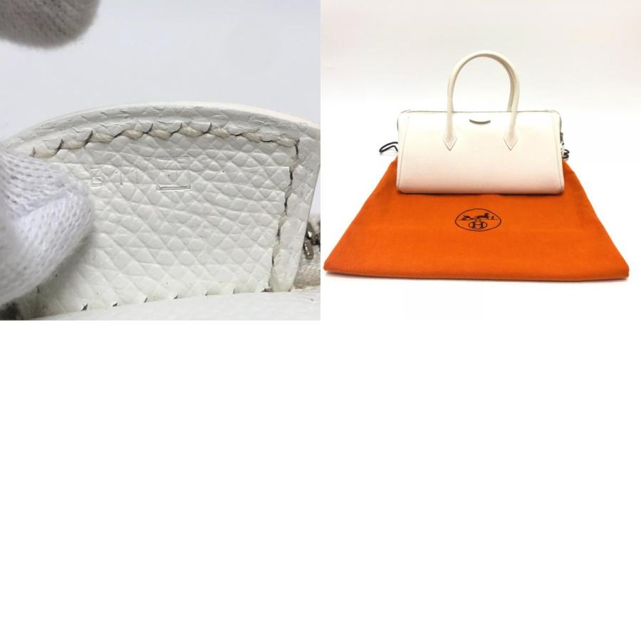 HERMES（エルメス） パリボンベイ27 ハンドバッグ ホワイト レディース 