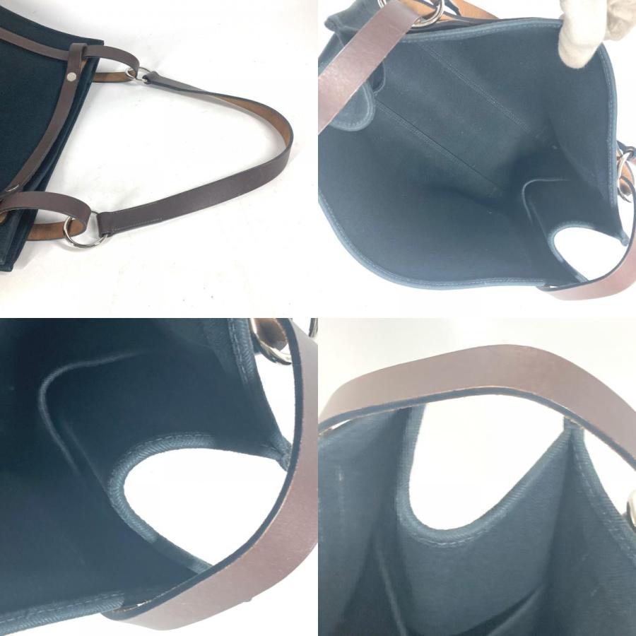 HERMES エルメス カバリコル カバン ショルダーバッグ 肩掛け トートバッグ ブラック ユニセックス【中古】 | HERMES | 09
