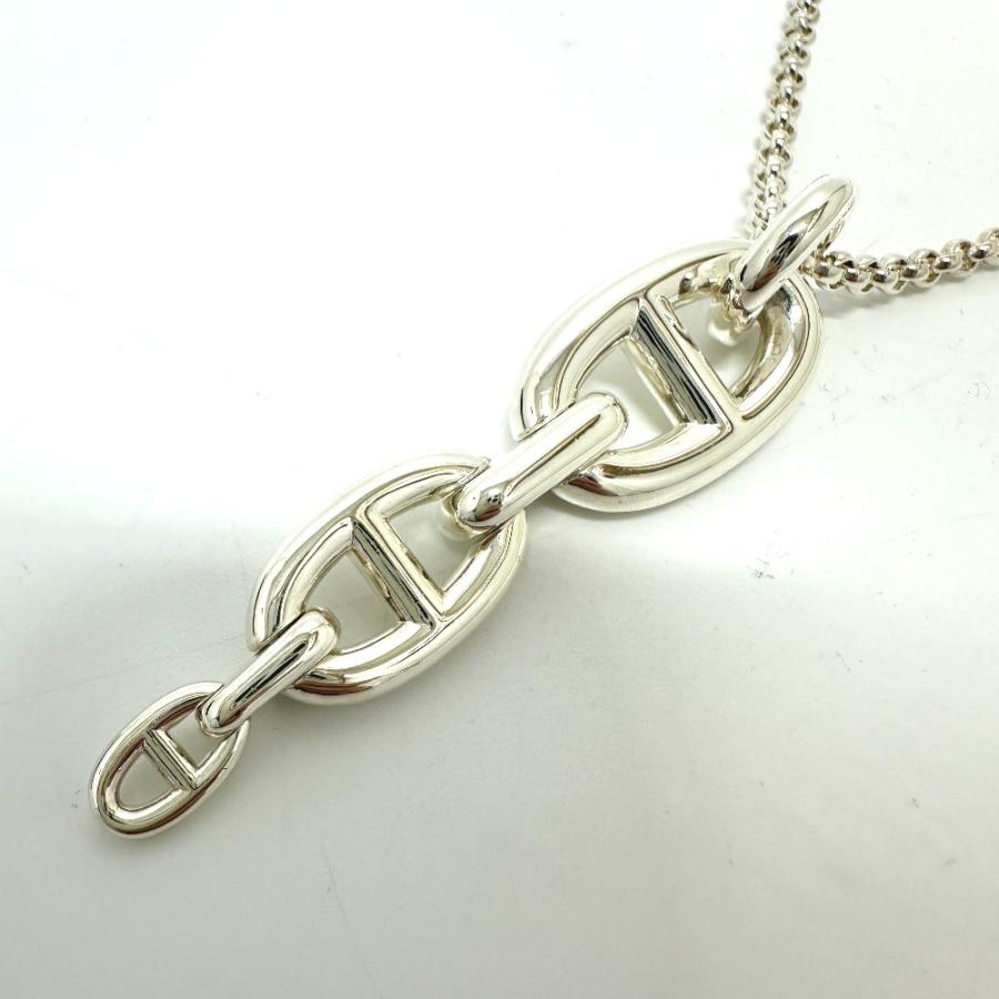 新品同様 HERMES エルメス アンジェネラージ ネックレス シルバー レディース【中古】 | HERMES | 01