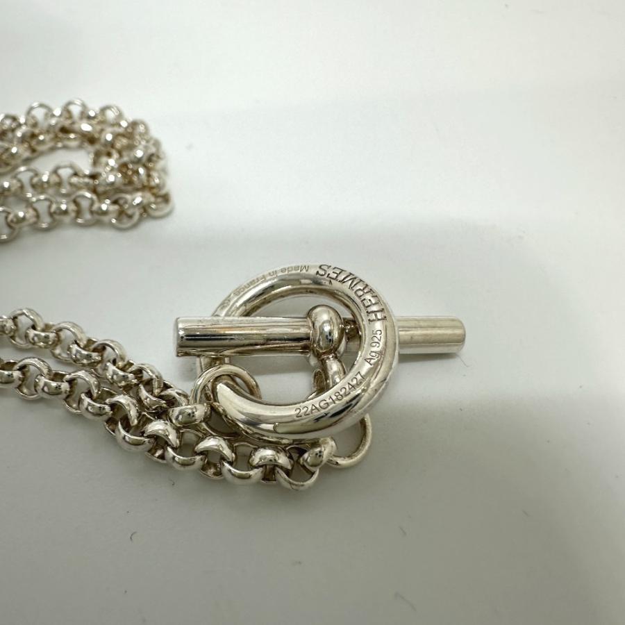 新品同様 HERMES エルメス アンジェネラージ ネックレス シルバー レディース【中古】 | HERMES | 07