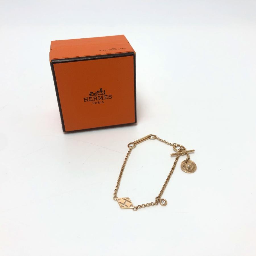 HERMES エルメス ブレスレット ガンバード クルー ド セル Hロゴ バー トグルクラスプ アクセサリー ブレスレット ゴールド 【中古】 | HERMES | 04