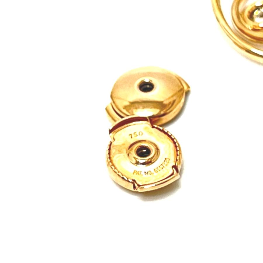 新品同様 HERMES エルメス K18PG  ヴェルティージュ クール TPM ダイヤ ピアス ゴールド レディース【中古】 | HERMES | 04