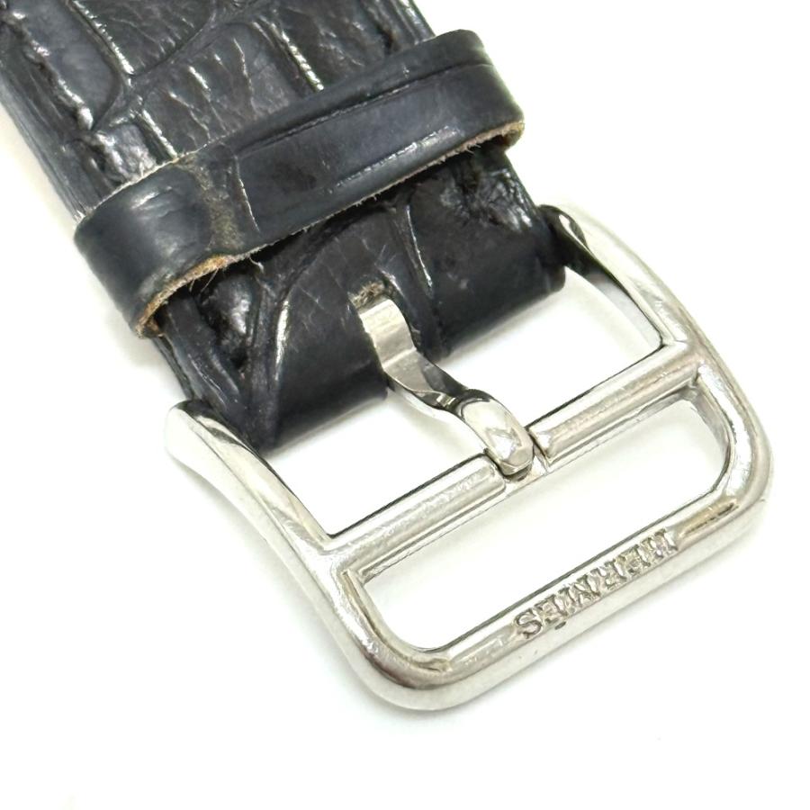 HERMES エルメス G1.510 クォーツ ウォッチ ブラック文字盤 時計 腕時計 ブラック レディース【中古】 | HERMES | 04