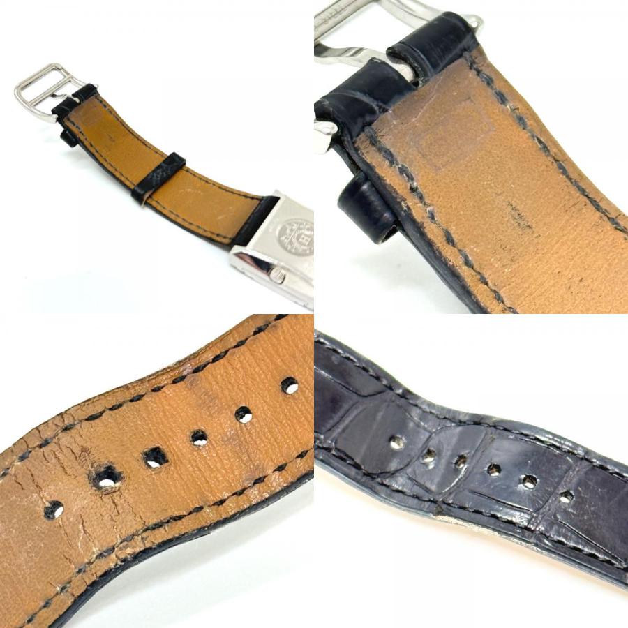 HERMES エルメス G1.510 クォーツ ウォッチ ブラック文字盤 時計 腕時計 ブラック レディース【中古】 | HERMES | 08