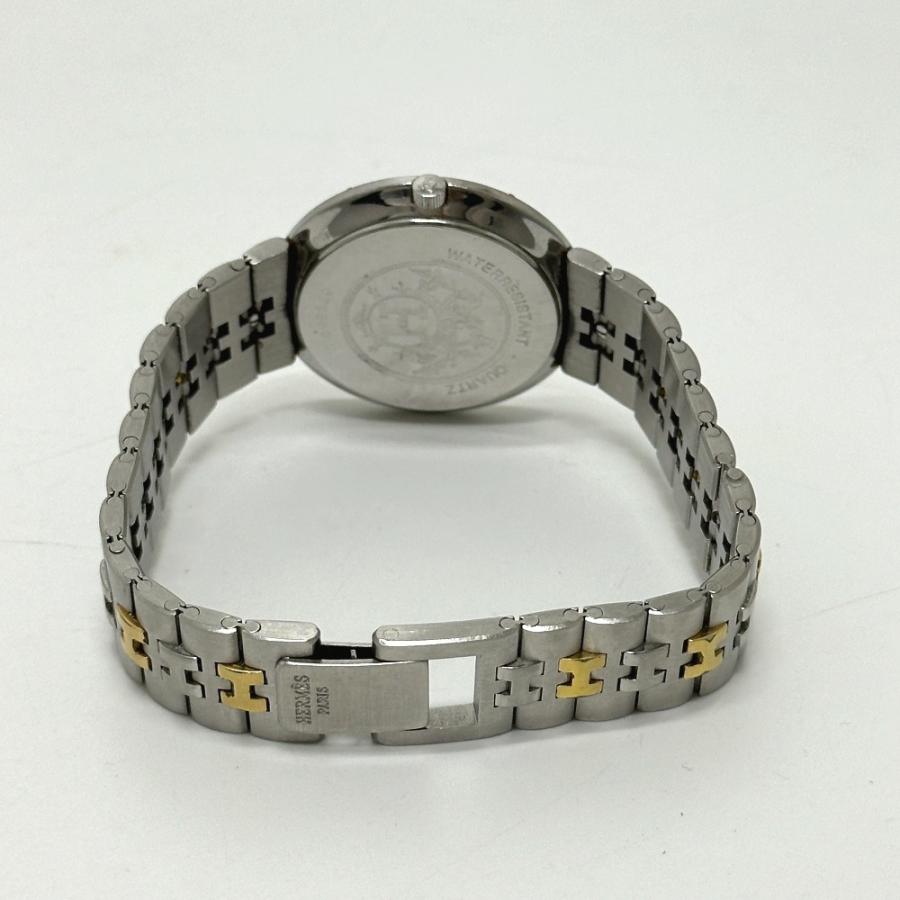 HERMES エルメス オリンピア コンビ クォーツ 腕時計 シルバー メンズ【中古】 | HERMES | 03