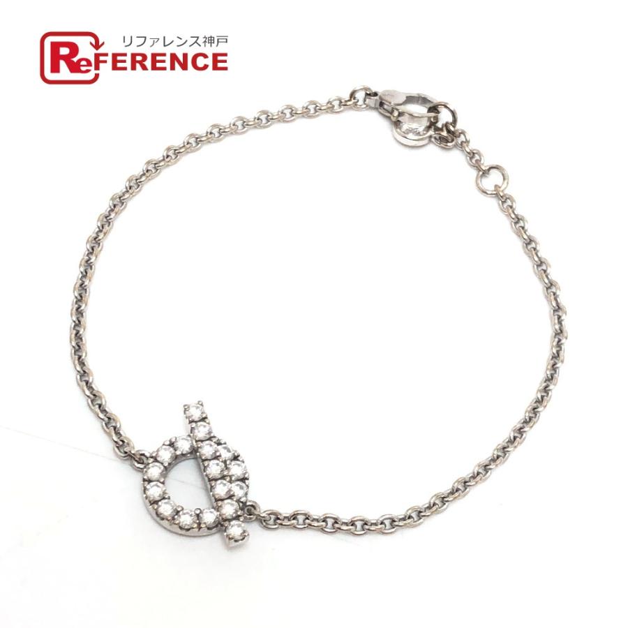 HERMES エルメス フィネス K18WG ダイヤモンド 0.55ct アクセサリー ブレスレット ホワイトゴールド シルバー レディース【中古】 | HERMES