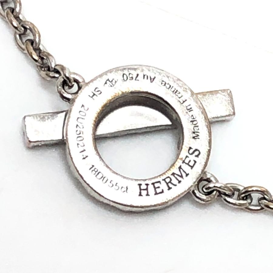 HERMES エルメス フィネス K18WG ダイヤモンド 0.55ct アクセサリー ブレスレット ホワイトゴールド シルバー レディース【中古】 | HERMES | 04