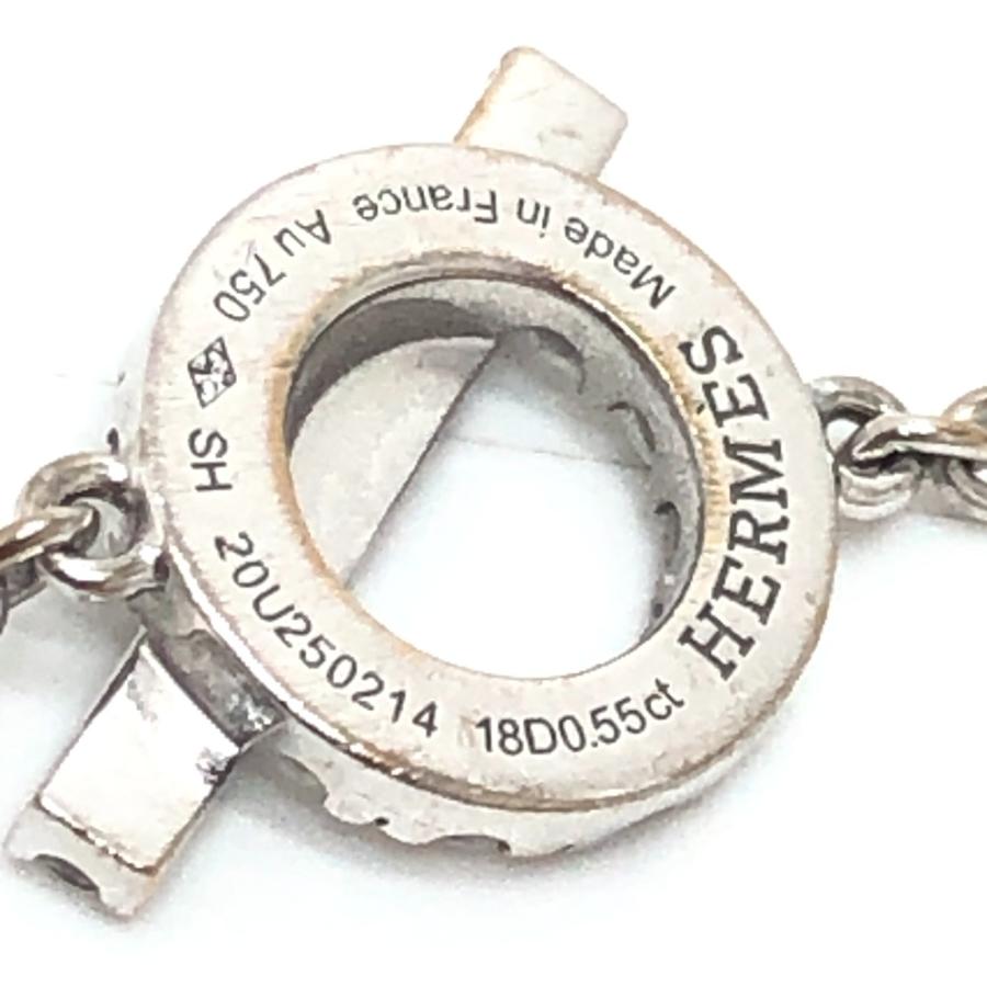 HERMES エルメス フィネス K18WG ダイヤモンド 0.55ct アクセサリー ブレスレット ホワイトゴールド シルバー レディース【中古】 | HERMES | 05