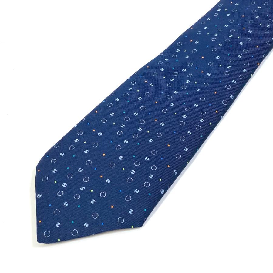 HERMES エルメス アパレル 総柄 ファッション小物 ネクタイ シルク ブルー メンズ【中古】 | HERMES | 05