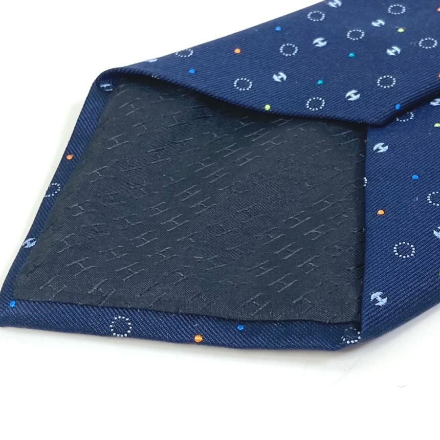 HERMES エルメス アパレル 総柄 ファッション小物 ネクタイ シルク ブルー メンズ【中古】 | HERMES | 07