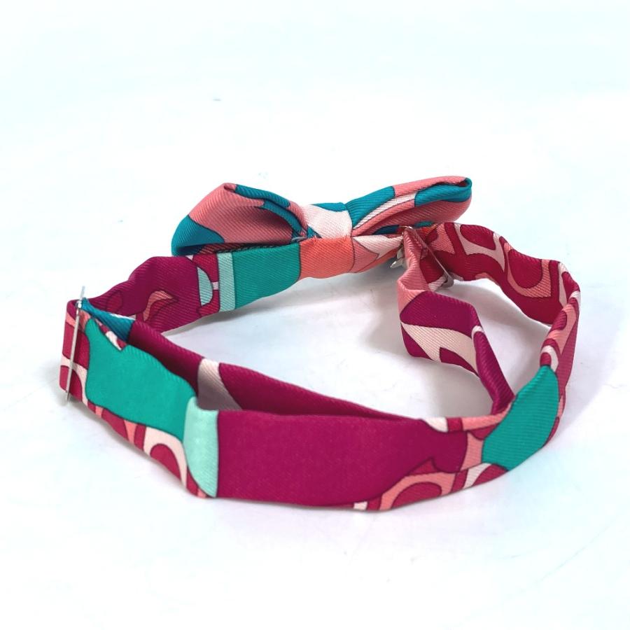 HERMES エルメス アクセサリー ヌーパピヨン ドット 水玉 リボン 蝶ネクタイ ネクタイ シルク ピンク メンズ【中古】未使用 | HERMES | 01