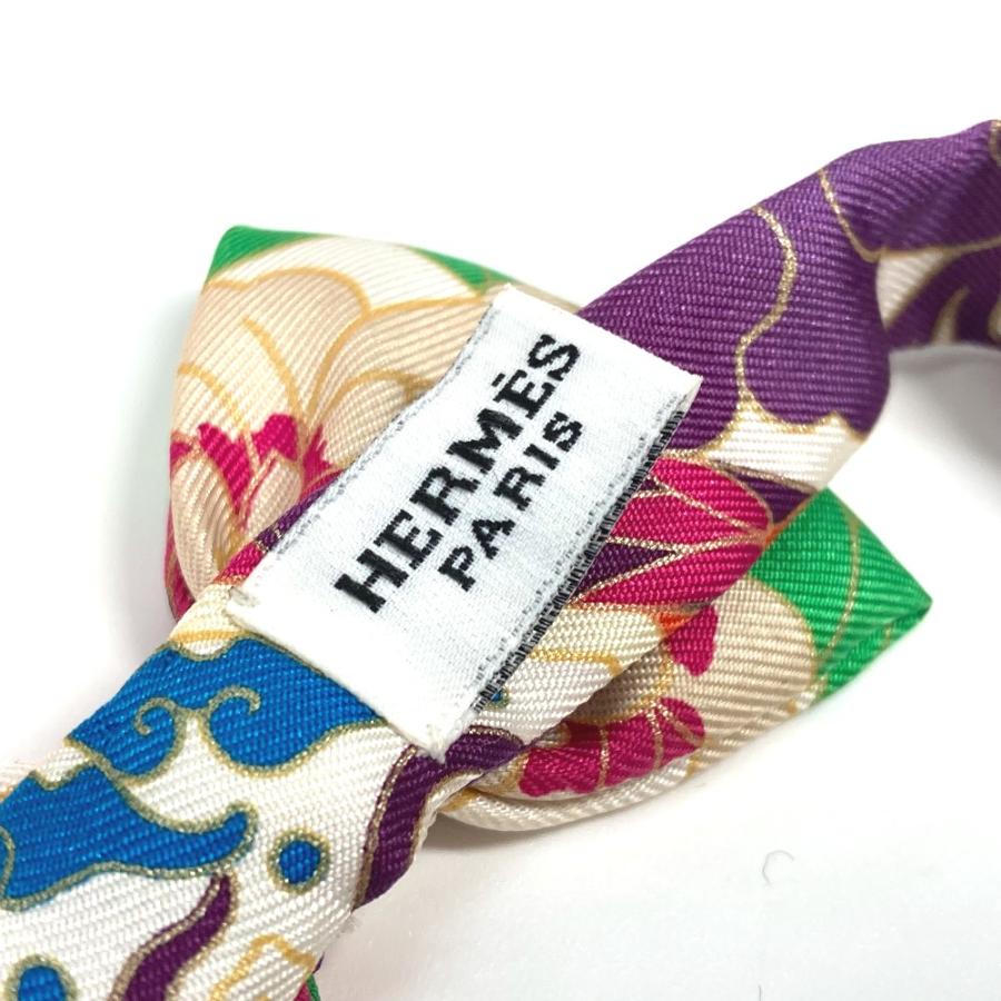 美品 HERMES エルメス ヌーパピヨン 蝶ネクタイ アクセサリー ネクタイ マルチカラー メンズ【中古】 | HERMES | 06
