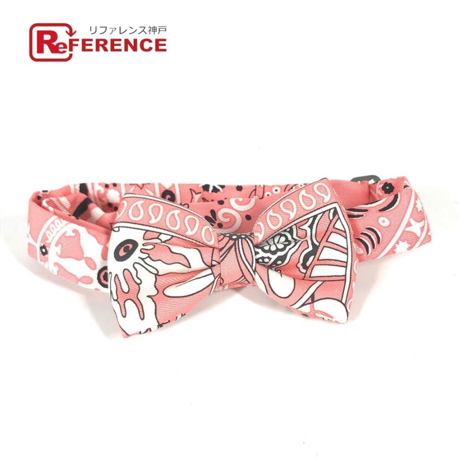 未使用 HERMES エルメス ヌーパピヨン アクセサリー リボン りぼん 蝶ネクタイ ピンク メンズ【中古】 | HERMES
