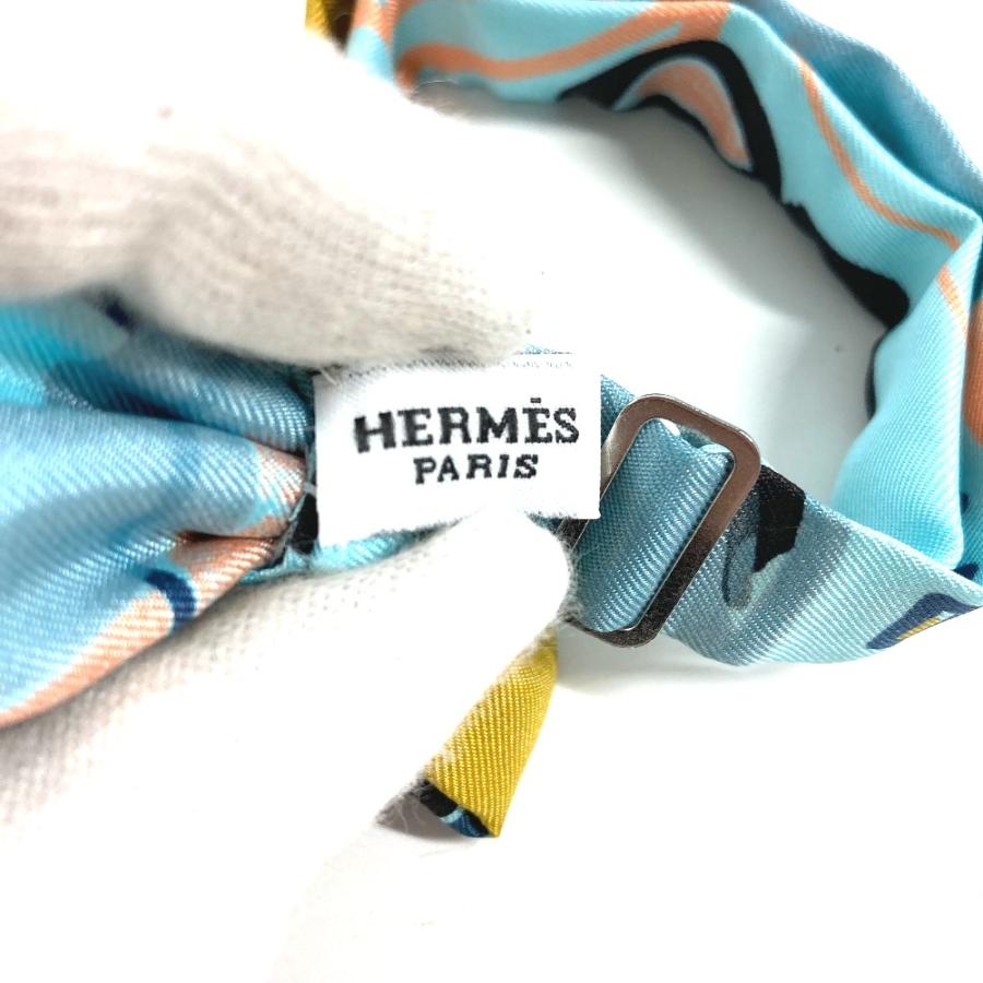 美品 HERMES エルメス ヌーパピヨン アクセサリー ネクタイ りぼん リボン 蝶ネクタイ ブルー メンズ【中古】 | HERMES | 05