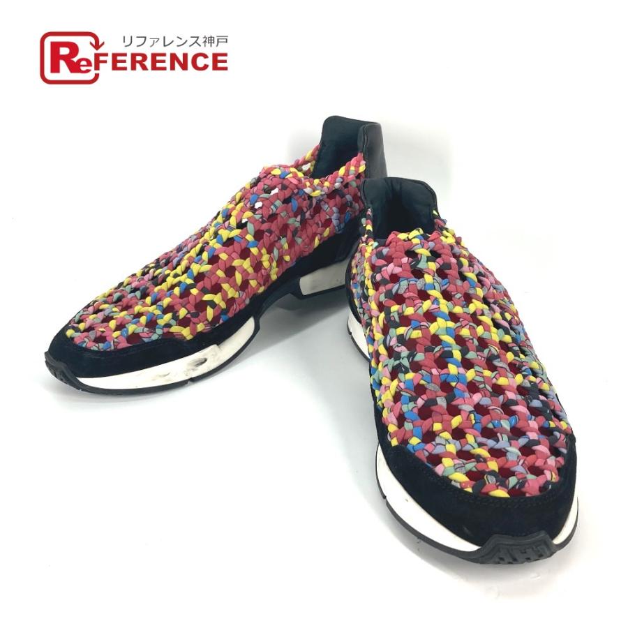 HERMES エルメス スリッポン 編み込み シューズ 靴 スニーカー マルチカラー レディース【中古】 | HERMES