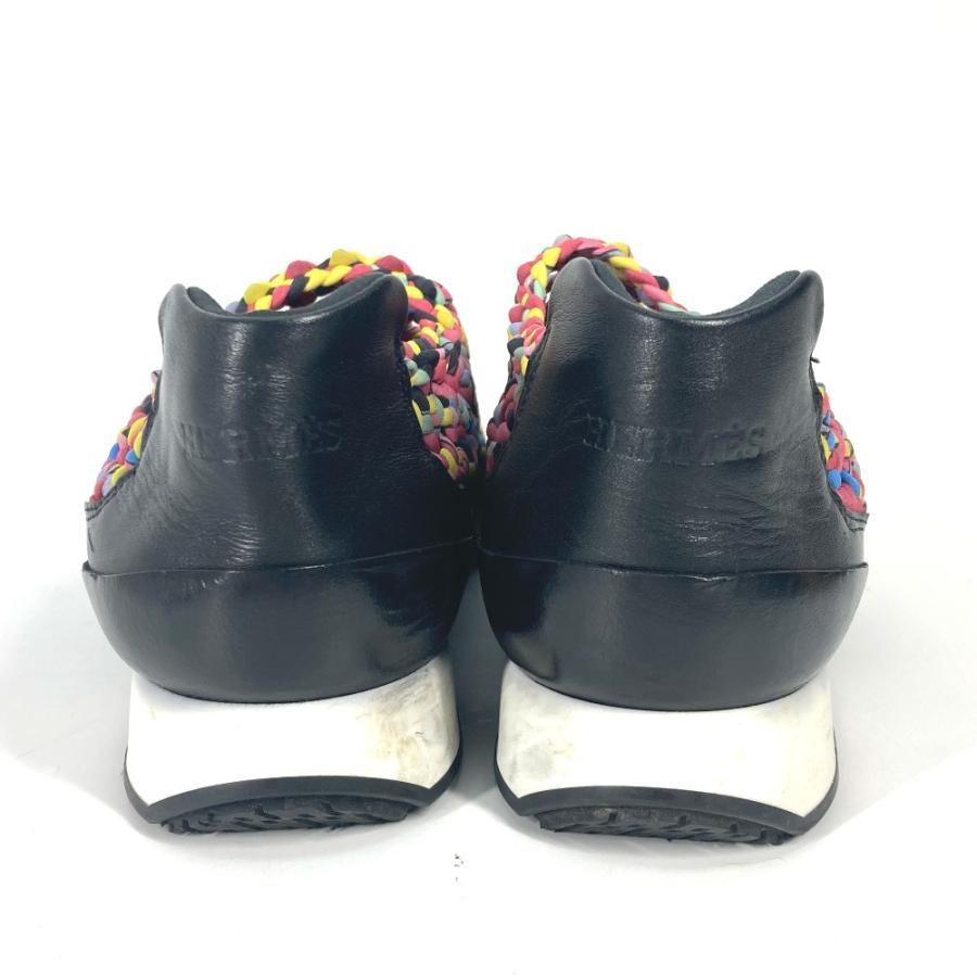 HERMES エルメス スリッポン 編み込み シューズ 靴 スニーカー マルチカラー レディース【中古】 | HERMES | 02