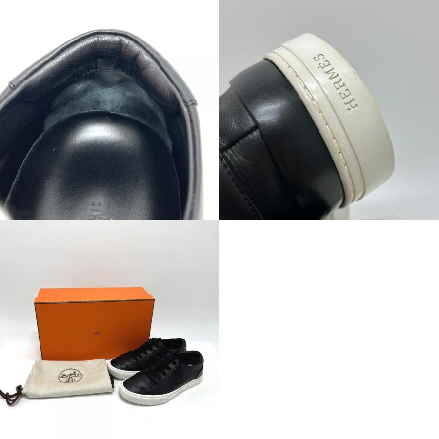 HERMES エルメス ディープ ロウカット 靴 スニーカー《ディープ》（Deep） スニーカー ブラック メンズ【中古】 | HERMES | 09